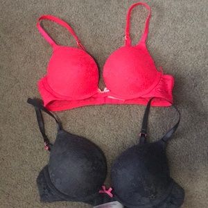 Two cute bras